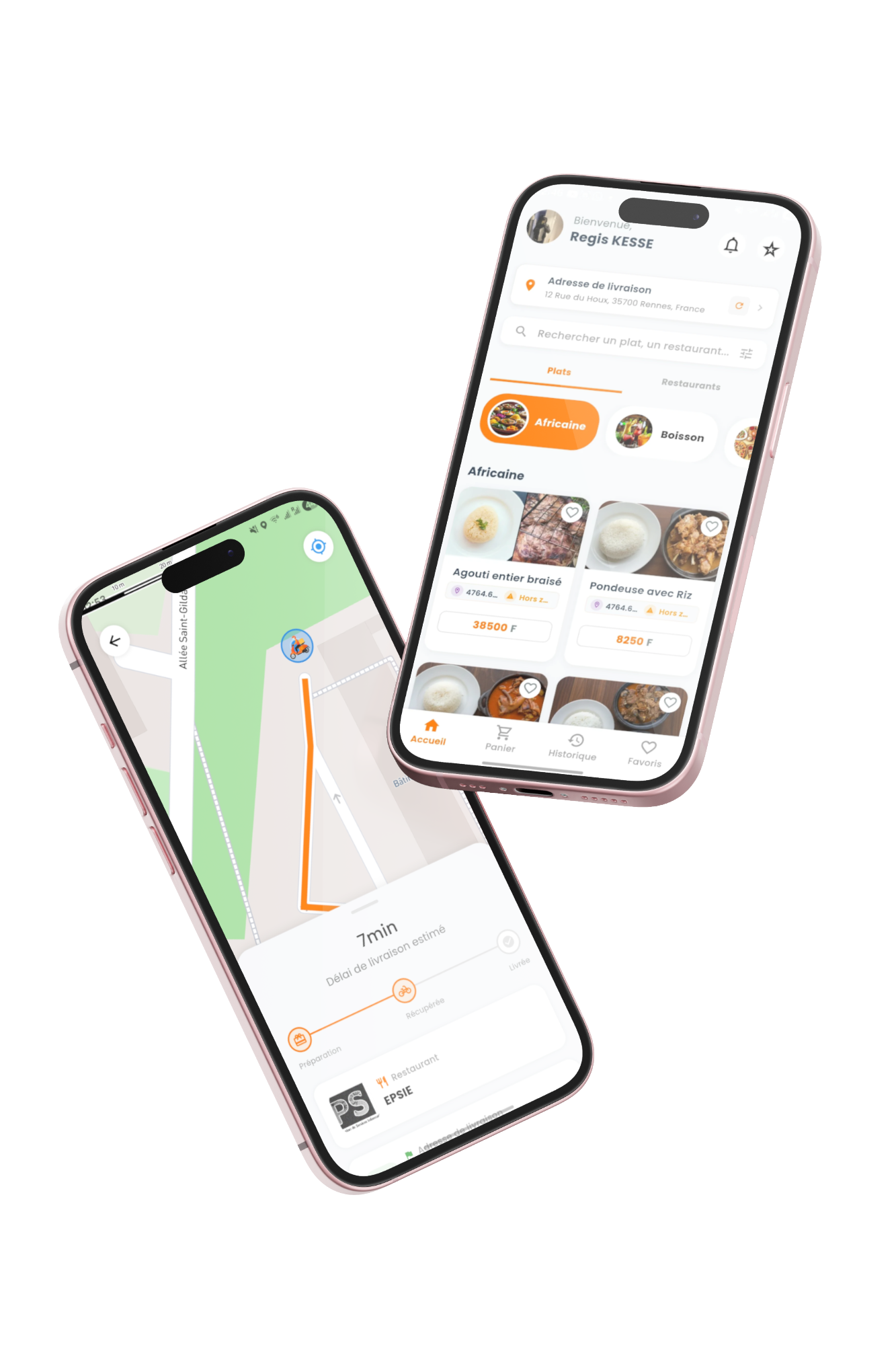 Aperçu application GoûtaGo
